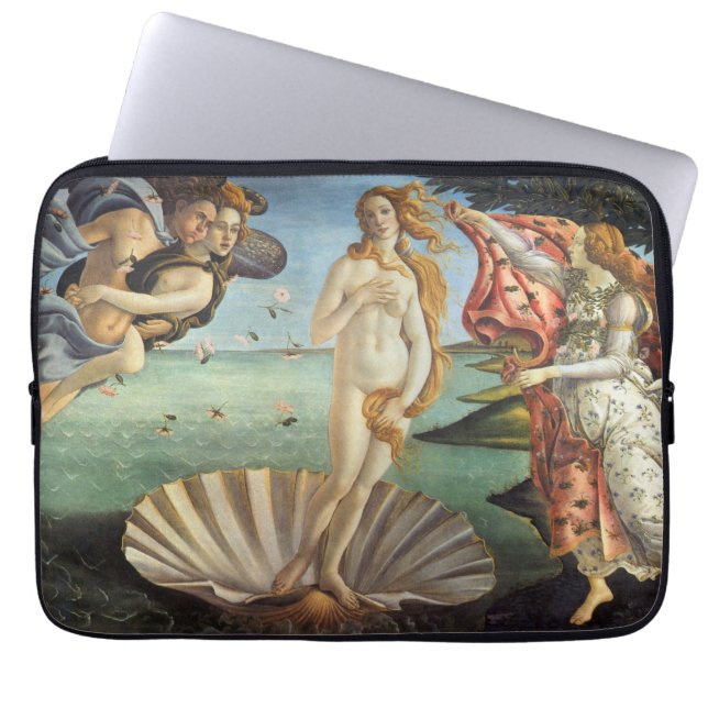 Venus födelse av Sandro Botticelli Laptop Sleeve (Framsidan)