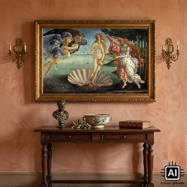 Venus födelse av Sandro Botticelli Poster