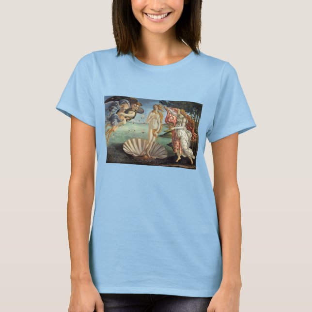 Venus födelse av Sandro Botticelli T-shirt (Framsida)