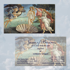 Venus födelse av Sandro Botticelli Visitkort