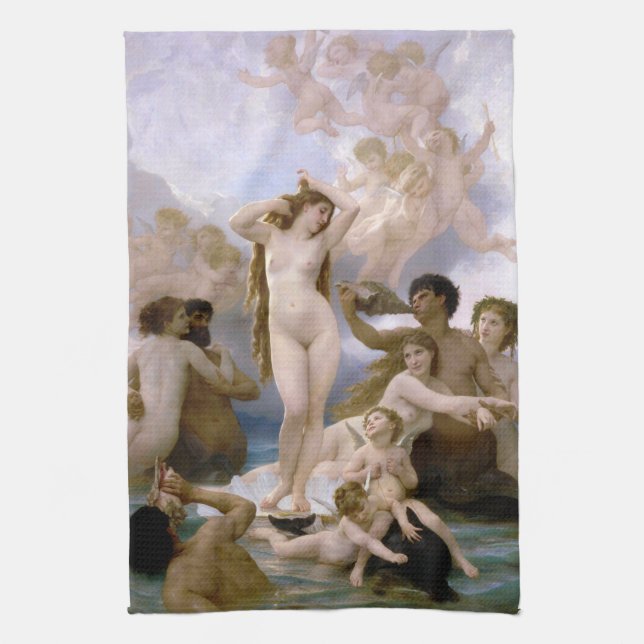 Venus födelse av William-Adolphe Bouguereau Kökshandduk (Vertikal)