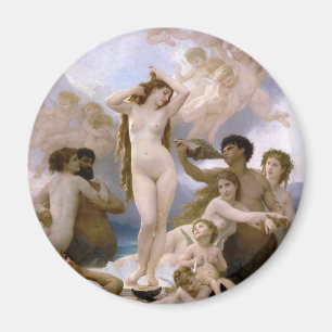 Venus födelse av William-Adolphe Bouguereau Magnet