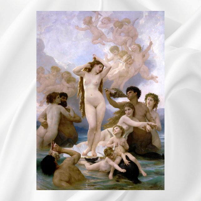 Venus födelse av William-Adolphe Bouguereau Poster (Skapare uppladdad)