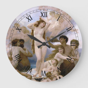 Venus födelse av William-Adolphe Bouguereau Stor Klocka