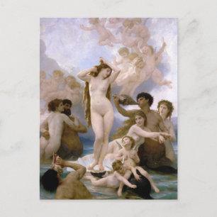 Venus födelse av William-Adolphe Bouguereau Vykort