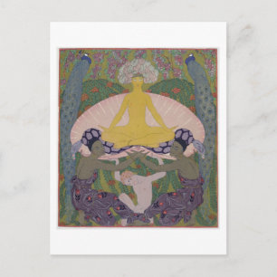 Venus födelse (bläck och W/c på pappra) (se 133 Vykort