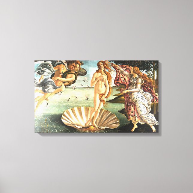 Venus födelse canvastryck (Framsida)