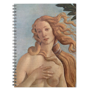 Venus födelse (detalj) av Sandro Botticelli Anteckningsbok