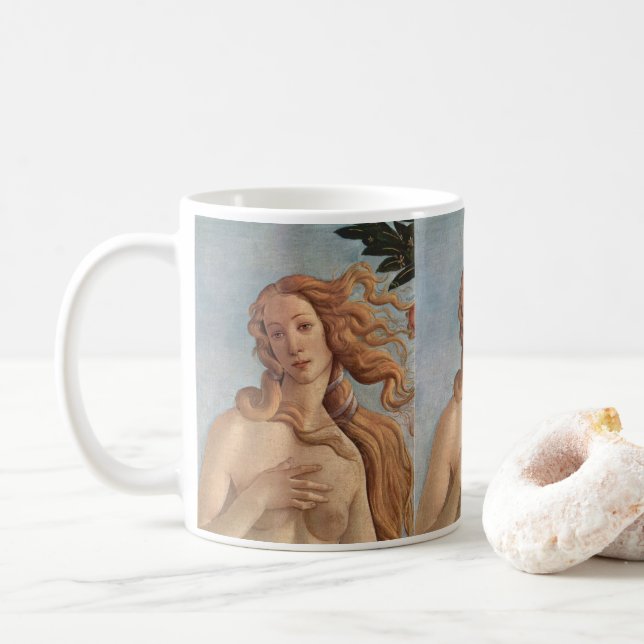 Venus födelse (detalj) av Sandro Botticelli Kaffemugg (Med munk)