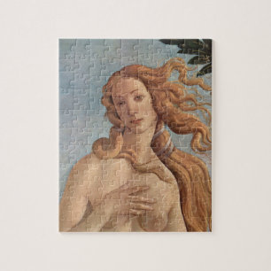 Venus födelse (detalj) av Sandro Botticelli Pussel