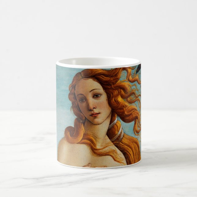 Venus födelse (detalj), Sandro Botticelli Kaffemugg (Center)