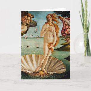Venus födelse (detalj), Sandro Botticelli Kort