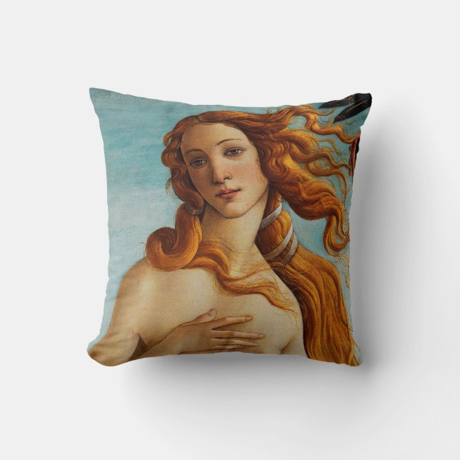 Venus födelse (detalj), Sandro Botticelli Kudde (Framsida)