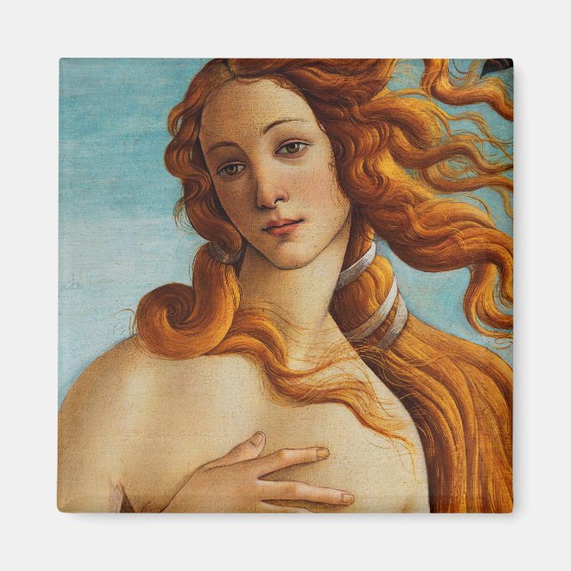 Venus födelse (detalj), Sandro Botticelli Magnet (Framsidan)