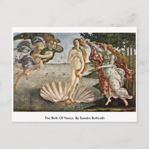 Venus födelse. från Sandro Botticelli Vykort