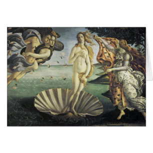 Venus födelse hälsningskort