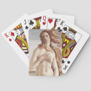 Venus födelse i detalj av Sandro Botticelli Kortlek
