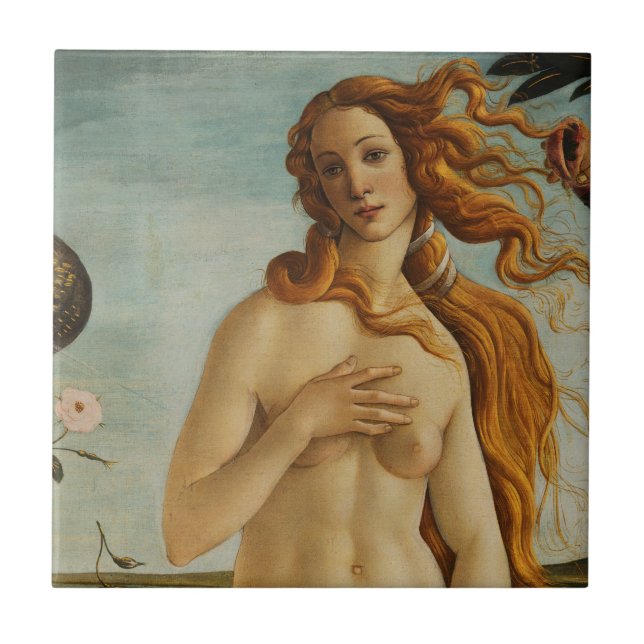 Venus födelse kakelplatta (Framsidan)
