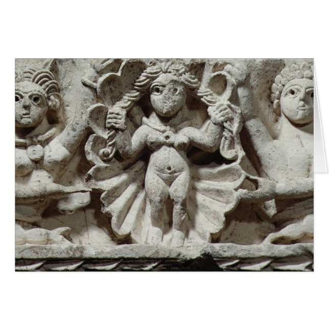 Venus födelse (kalksten) hälsningskort (Framsidan Horizontal)