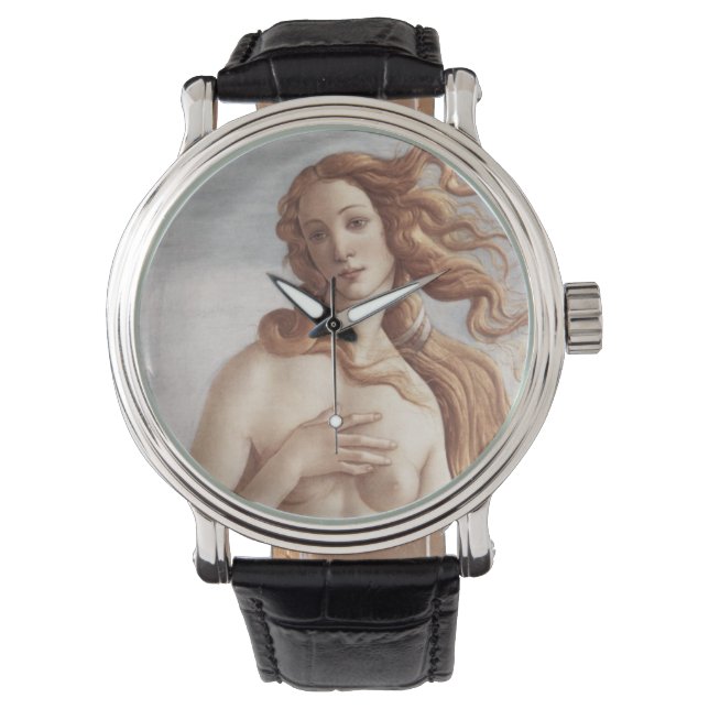 Venus födelse nära Sandro Botticelli Armbandsur (Framsida)