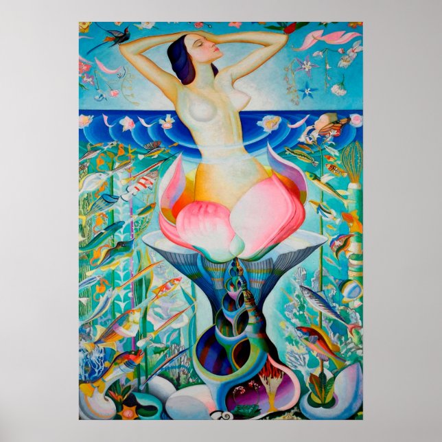 VENUS FÖDELSE POSTER (Framsidan)