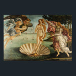 Venus födelse poster<br><div class="desc">Sandro Botticellis födelse Venus är en 1486 målning av Sandro Botticelli. Botticelli fick i uppdrag att måla arbetet av familjen Medici i Florens. Den skildrar gudinna Venus,  som har kommit ut ur havet som en fullvuxen kvinna och anländer till havs.</div>