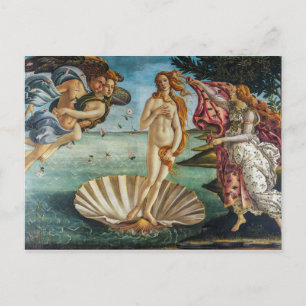 Venus födelse Sandro Botticelli Vykort