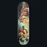 Venus födelse skateboard bräda 20,5 cm<br><div class="desc">Venus-A:s konstverk, som utförts av Florentine-målaren Sandro Botticelli. Den målade mellan 1484 och 1486 skildrar gudinna från kärlek Venus, efter att ha kommit från havet som vuxen kvinna, står Venus på ett årstidsskal, blåst till kusten av Zephyr, gud av västern.Horae, årstidernas gudaväst, står redo med ett landskap för att stänga...</div>