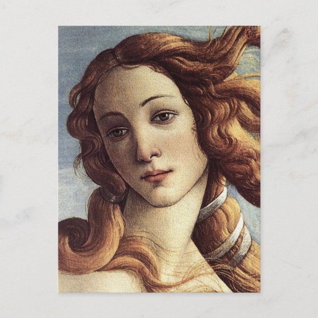 Venus födelse (uppgift) vykort (Framsida)