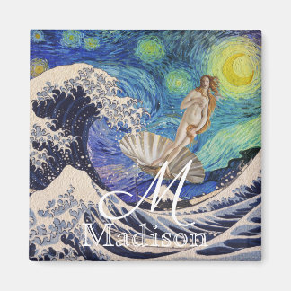 Venus födelse vid den Underbara vågen Magnet