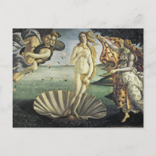 Venus födelse vykort