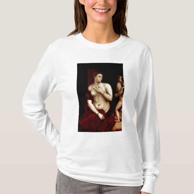 Venus framme av spegeln tee shirt (Framsida)