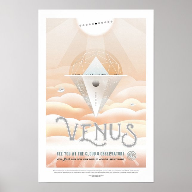 Venus | Framtida NASA-visioner Poster (Framsidan)