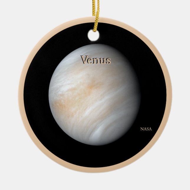 Venus från Mariner 10 Julgransprydnad Keramik (Framsidan)