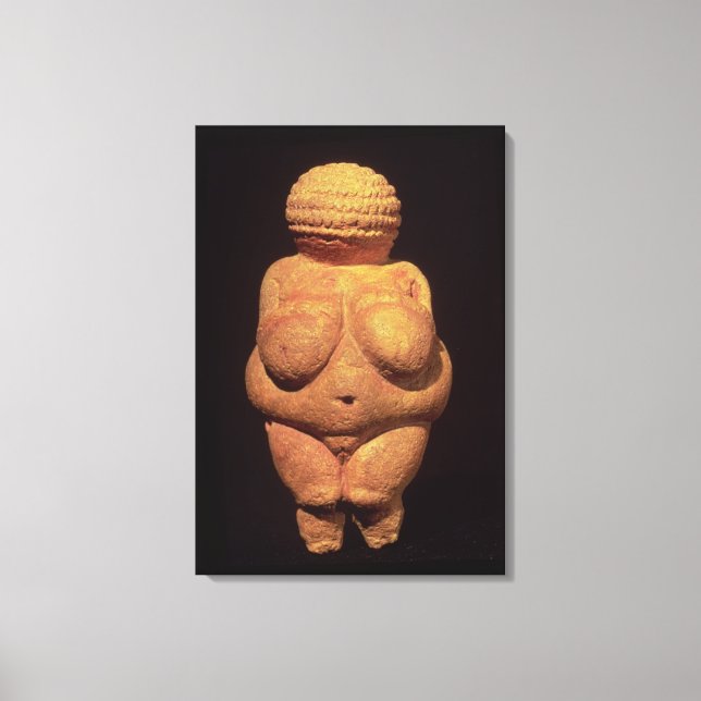 Venus från Willendorf, fertilitetssymbol Canvastryck (Framsida)