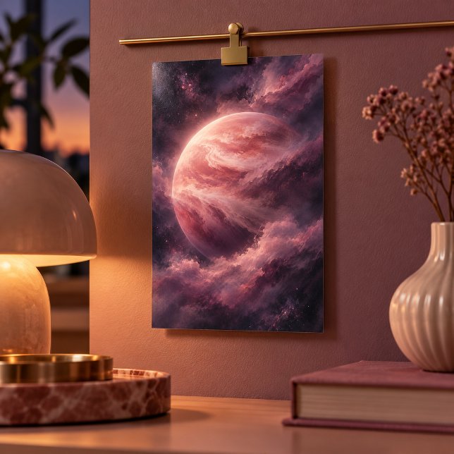 Venus i Rose Art Print Poster (4 x 6 inch unframed semi-gloss print. Flat printed artwork. Styled scene; props not included.)
