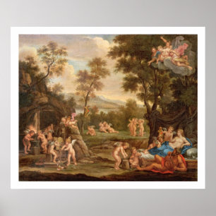 Venus in Vulcan's Forge, 18th century Poster