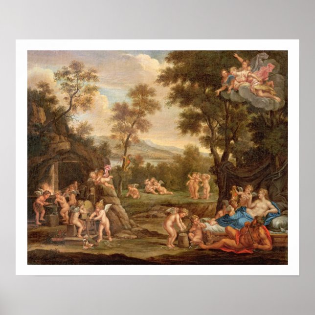 Venus in Vulcan's Forge, 18th century Poster (Framsidan)