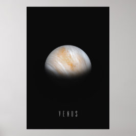 Venus - Jordens tvilling och den hetaste planeten Poster