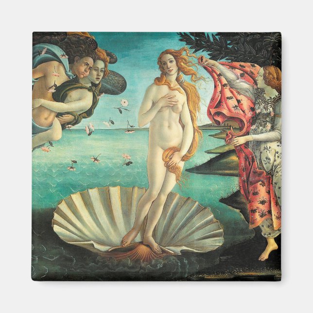 Venus-klassisk konst av Botticelli Magnet (Framsidan)