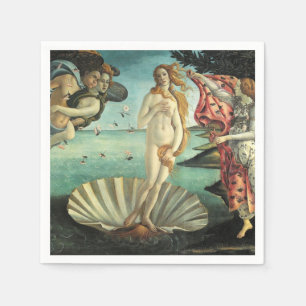 Venus-klassisk konst av Botticelli Pappersservett
