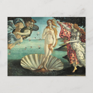 Venus-klassisk konst av Botticelli Vykort