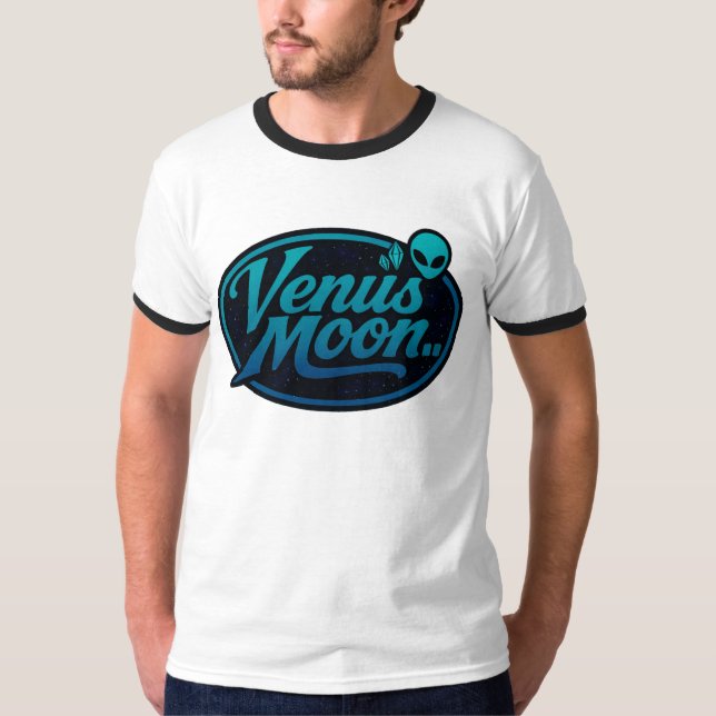 Venus Måne Band Tee Stil (Framsida)
