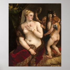 Venus med Spegel - Titian Fine Art Poster