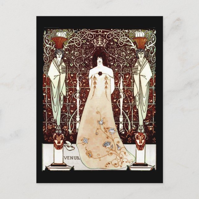 Venus mellan terminalgudarna vykort (Framsida)