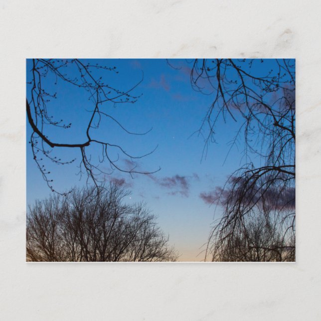 Venus & Mercury in Sunset, Ohio Vykort (Framsida)