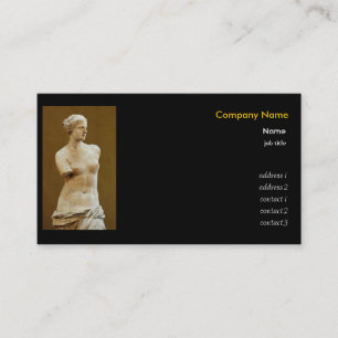Venus Milo Visitkort
