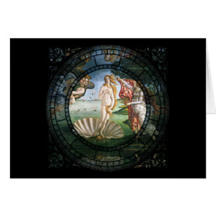 Venus Motifs födelse Hälsningskort