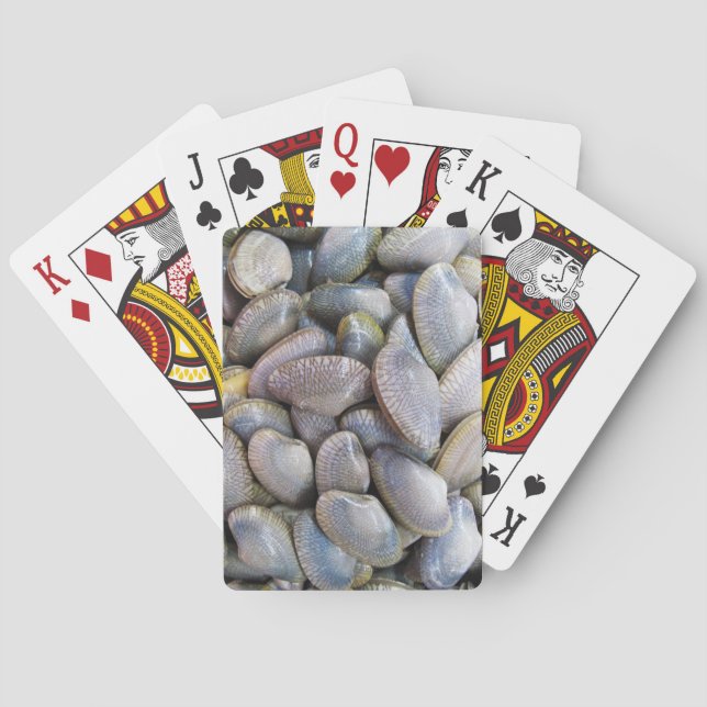Venus mussla [หอยลาย] casinokort (Baksidan)