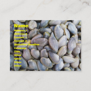 Venus mussla [หอยลาย] visitkort
